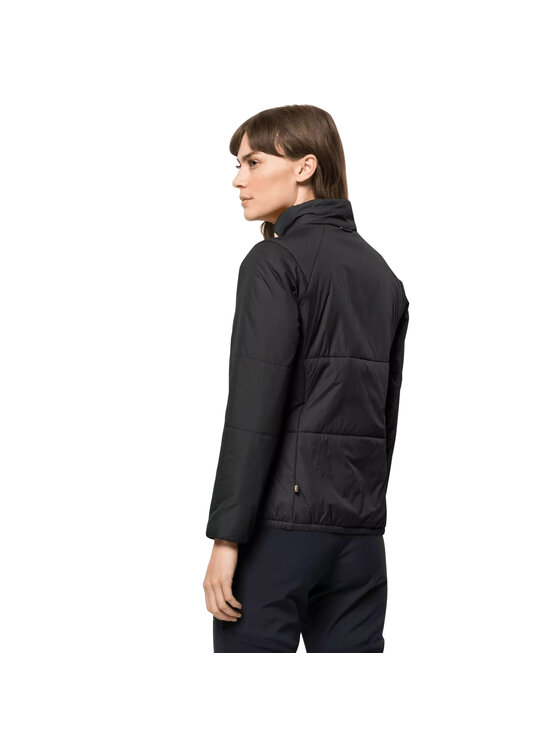 Jack Wolfskin Jack Wolfskin Kurtka przejściowa Bergland INS Hoody W Czarny Regular Fit