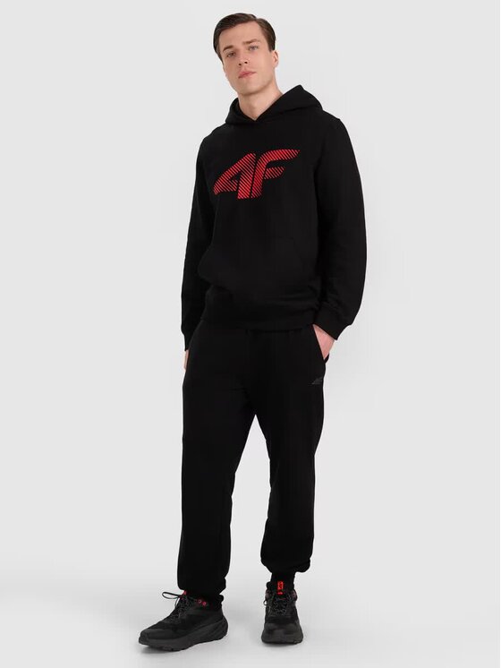 4F 4F Felpa 4FWMM00TSWSM1766-020S Rosso Regular Fit
