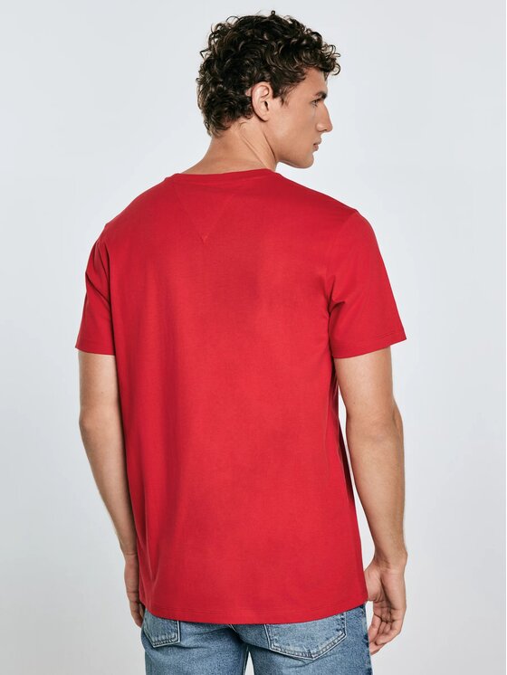 BIG STAR BIG STAR T-Shirt MERRET_603_150 Czerwony Basic Fit