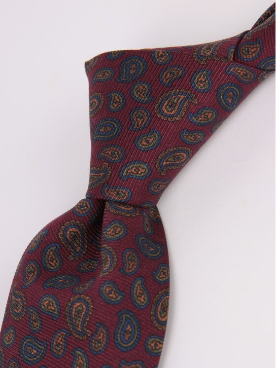 ELSNER ELSNER Γραβάτα JEDWAB ANCIENT MADDER A1095 Μπορντό