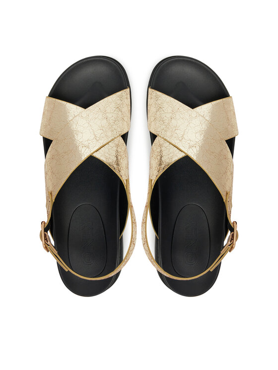 ONLY Shoes ONLY Shoes Sandály Onlminnie 2 15253212 Zlatá