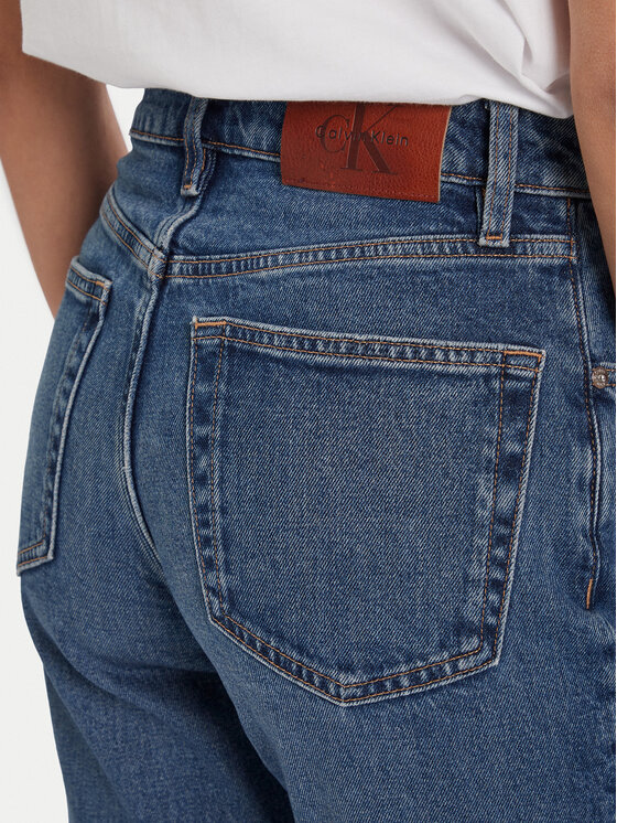 Calvin Klein Jeans Calvin Klein Jeans Jeans hlače LV047D743G Modra Straight Fit