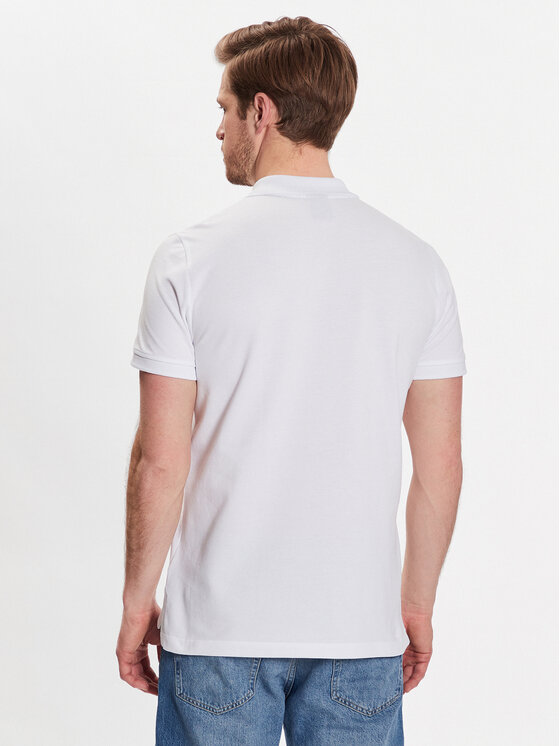 Geox Geox Polo Piquet M3510B-T2649 F1492 Λευκό Regular Fit