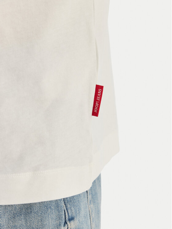 JOOP! Jeans JOOP! Jeans T-Shirt JJJ-Lanakila 30101983 Écru Regular Fit