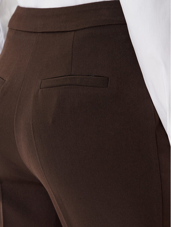 Artigli Artigli Kalhoty z materiálu ACPA003191 Hnědá Regular Fit