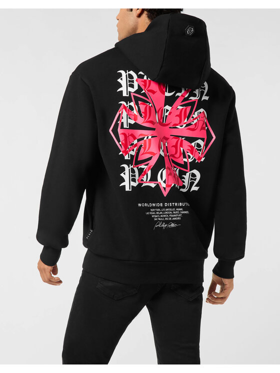 PHILIPP PLEIN PHILIPP PLEIN Bluza 25935 Czarny Regular Fit