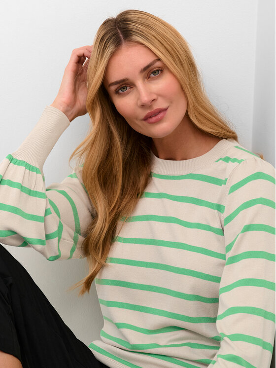 Kaffe Kaffe Sweater Kamala 10506891 Zöld Regular Fit