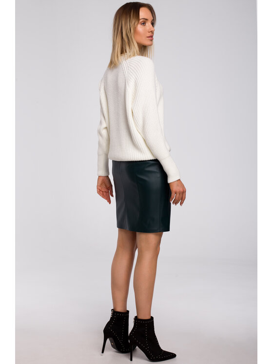 Made of Emotion Made of Emotion Sweter M537 Biały