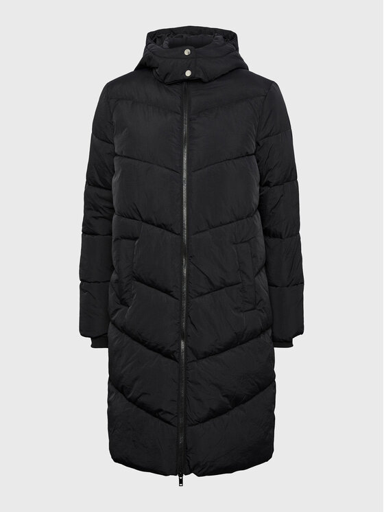 Pieces Pieces Μπουφάν χειμωνιάτικο Jamilla 17126619 Μαύρο Oversize