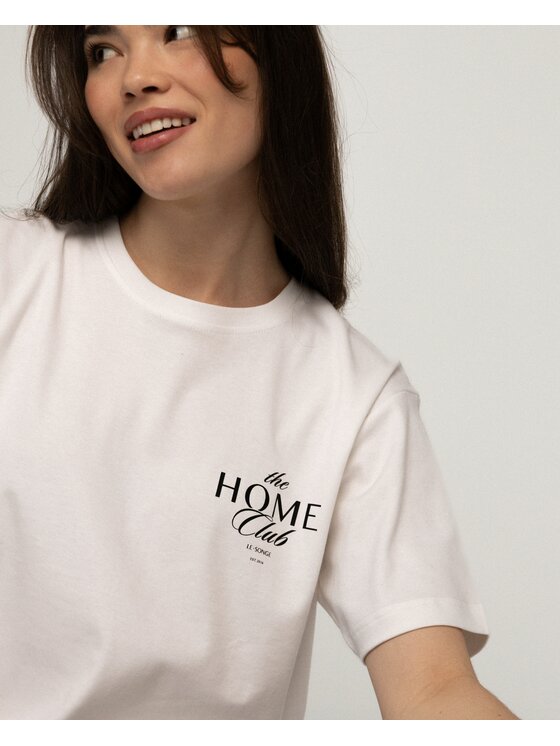 Le Songe Le Songe T-Shirt T-SHIRT HOME Biały Oversize
