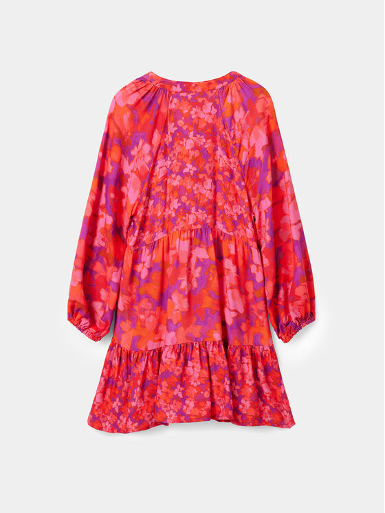 Desigual Desigual Elegantna haljina 23WGVW03 Crvena Regular Fit