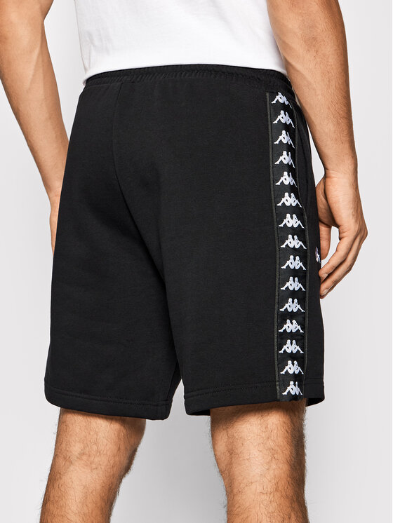 Kappa Pantaloncini sportivi 310052 Nero Regular Fit • Modivo.it