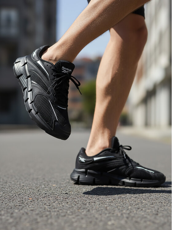 w0yu_ny2wです₊⁎⁺˳✧༚ Reebok Buty do biegania EO-ZIG HYPNOTICA 100229490 Czarny