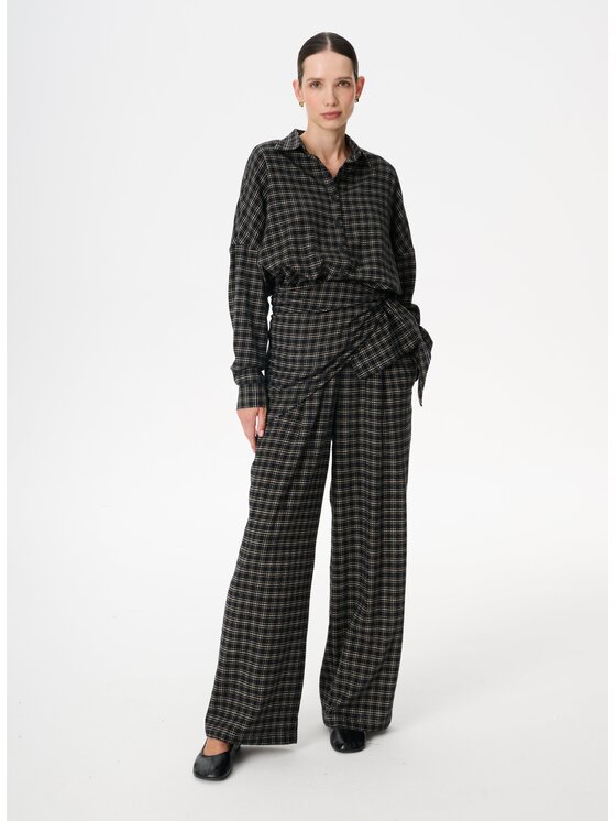 LEBRAND LEBRAND Koszula Meryl Czarny Oversize