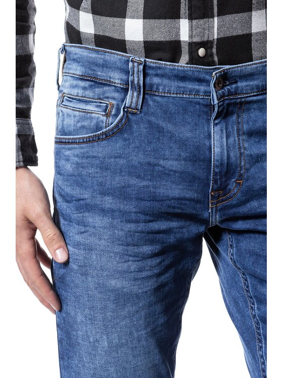Mustang Mustang Jeansy OREGON TAPERED Niebieski Slim Fit