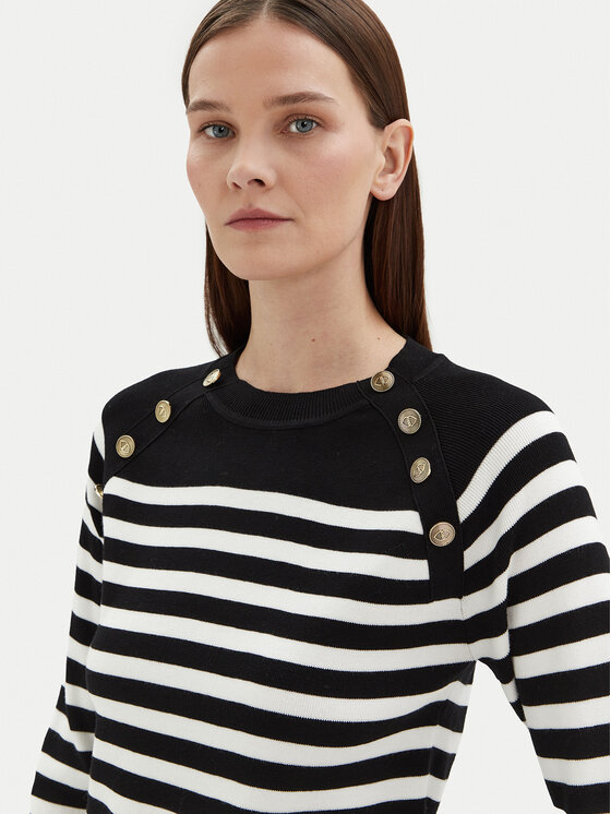Motivi Motivi Блуза M4286000723N Черен Slim Fit
