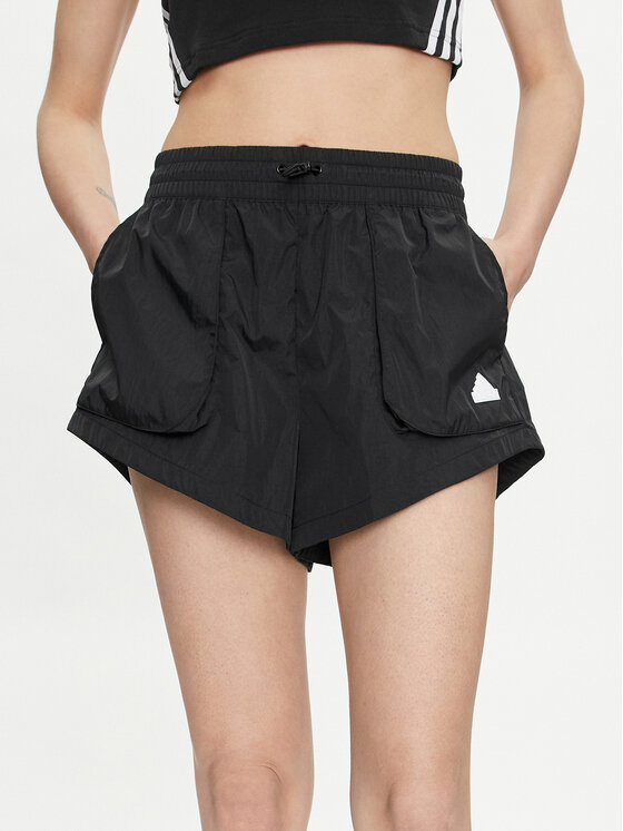 adidas adidas Pantaloncini sportivi City Escape IQ4822 Nero Loose Fit