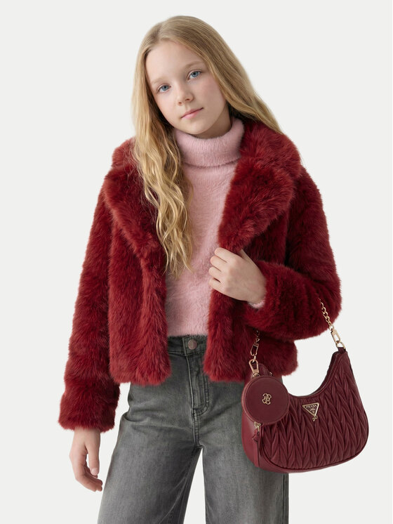 Guess Guess Krzno J6BL06 W3998 Tamnocrvena Regular Fit