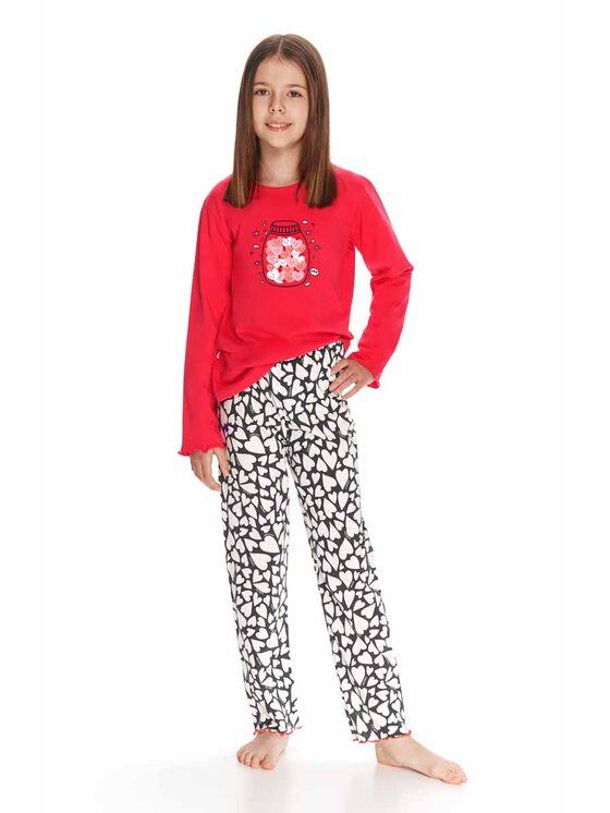Taro Taro Piżama 2589-01 Różowy Comfortable Fit