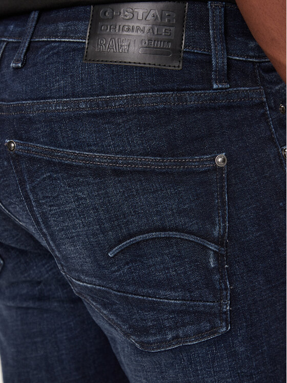 G-STAR G-Star Raw Jeansy Revend FWD D20071-C051 Granatowy Skinny Fit
