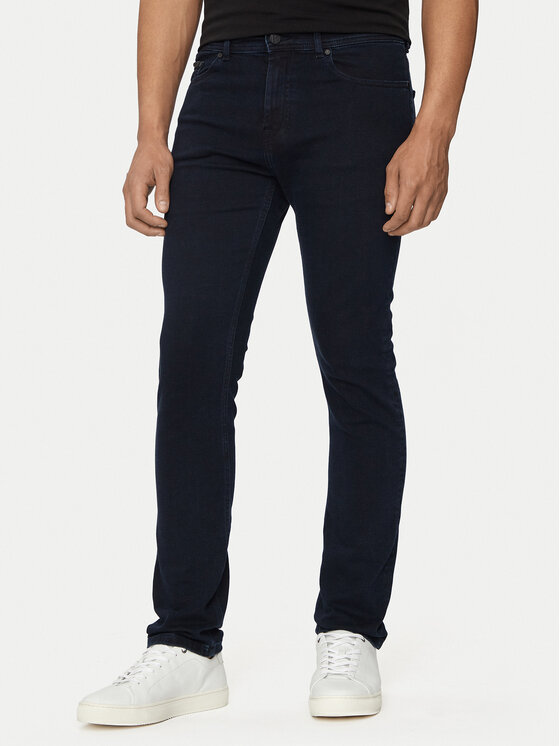 KARL LAGERFELD KARL LAGERFELD Jeans hlače 265840 543830 Mornarsko modra Slim Fit