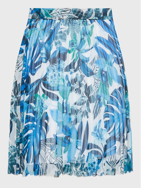 Guess Guess Sijonas J3GD01 WA2T0 Mėlyna Regular Fit