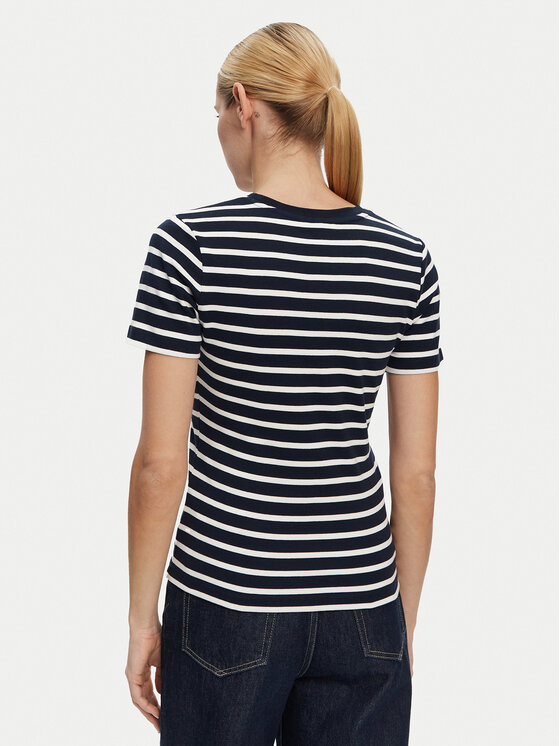Tommy Hilfiger Tommy Hilfiger T-Shirt New Cody WW0WW40587 Granatowy Slim Fit