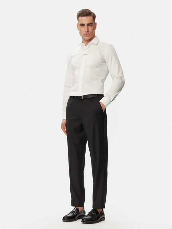 HUGO HUGO Särk Kenno 50566215 Valge Slim Fit