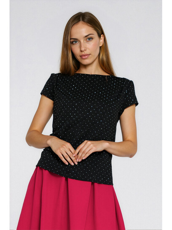 NIFE NIFE Halenka B219 Stříbrná Feminine Fit