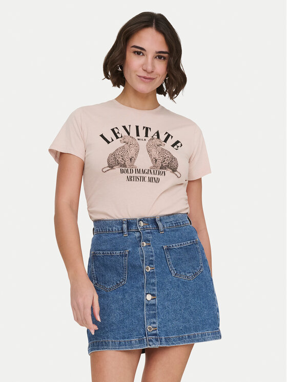 ONLY Tricou Lucy 15346760 Roz Regular Fit