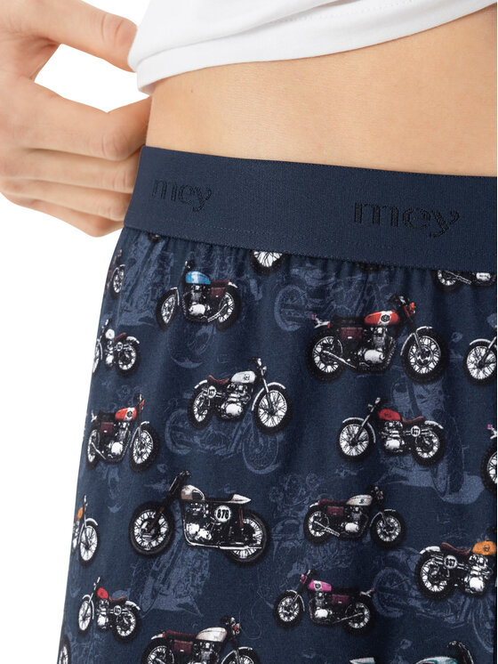 Mey Mey Szorty materiałowe 2220021 Granatowy Regular Fit