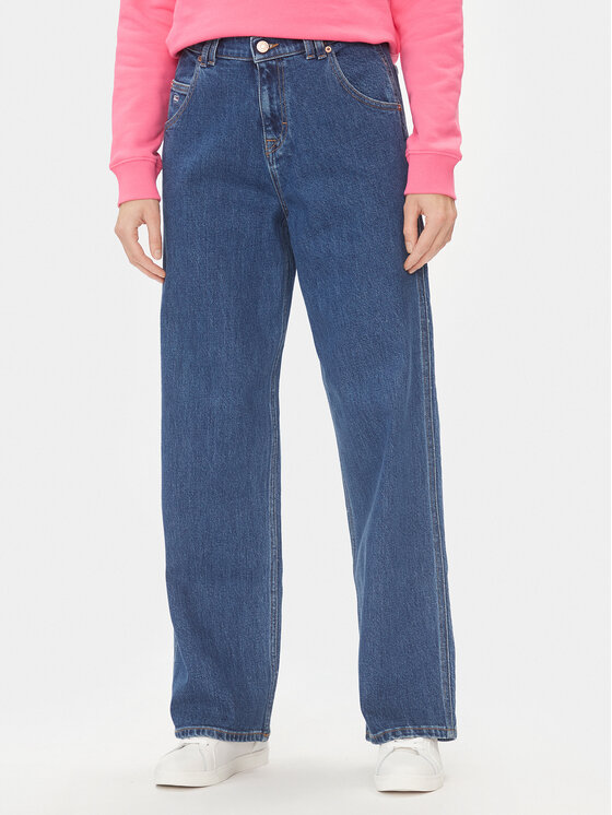 Tommy Jeans Džínsy Daisy DW0DW17185 Modrá Baggy Fit
