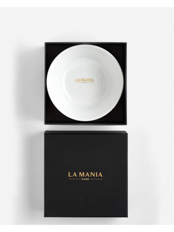 La Mania La Mania Miska Stripes Czarny