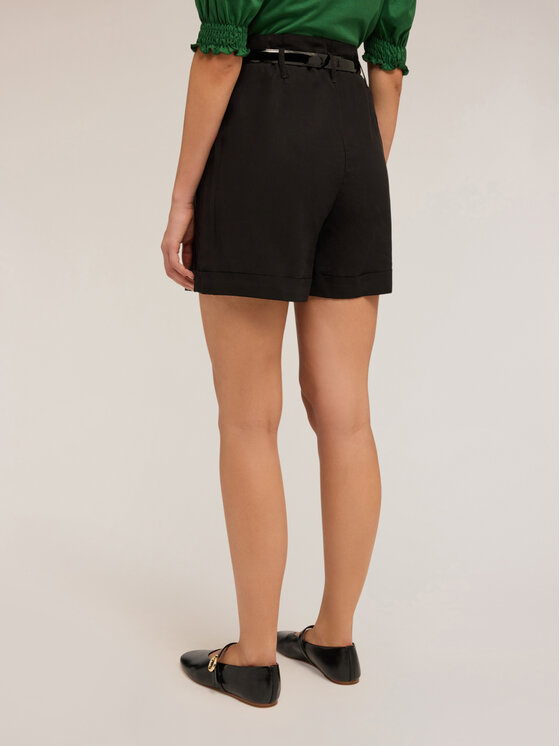 Motivi Motivi Szorty materiałowe P033Q004007N033 Czarny Regular Fit