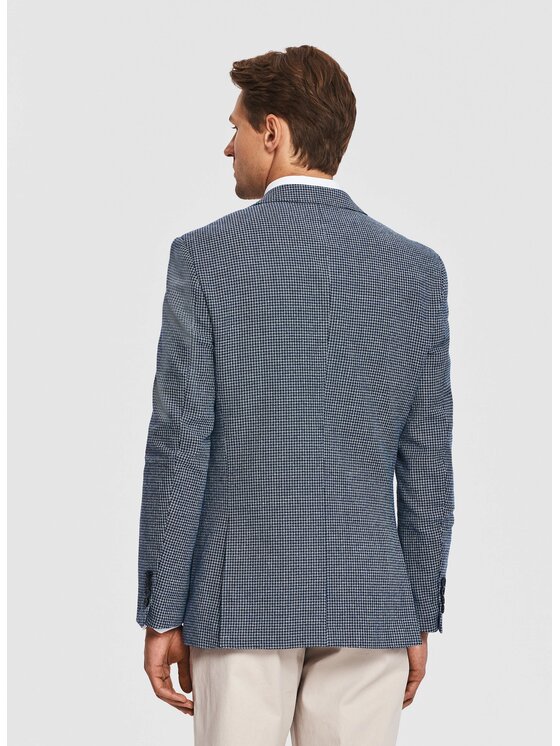 Pako Lorente Pako Lorente Marynarka P26SF-3X-027 Niebieski Slim Fit