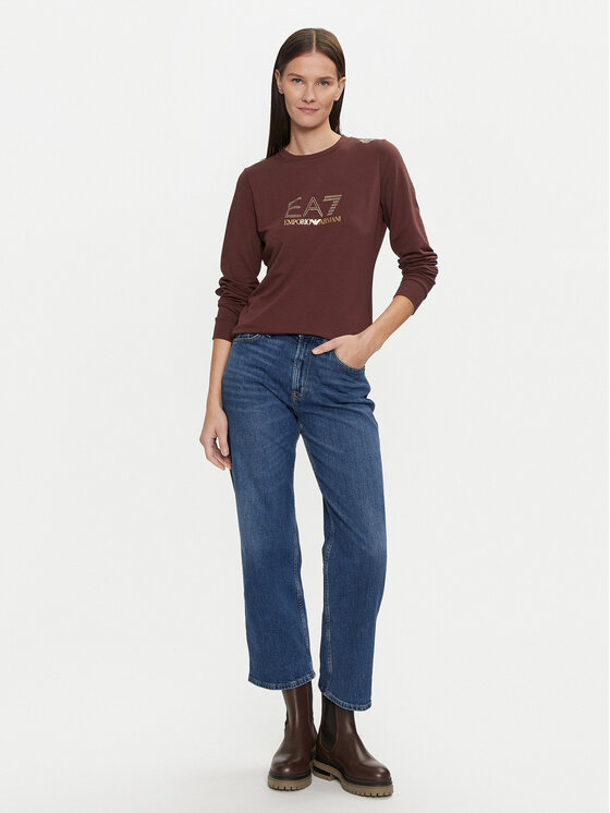 EA7 Emporio Armani EA7 Emporio Armani Sweatshirt 8NTM45 TJ9RZ 1755 Braun Regular Fit