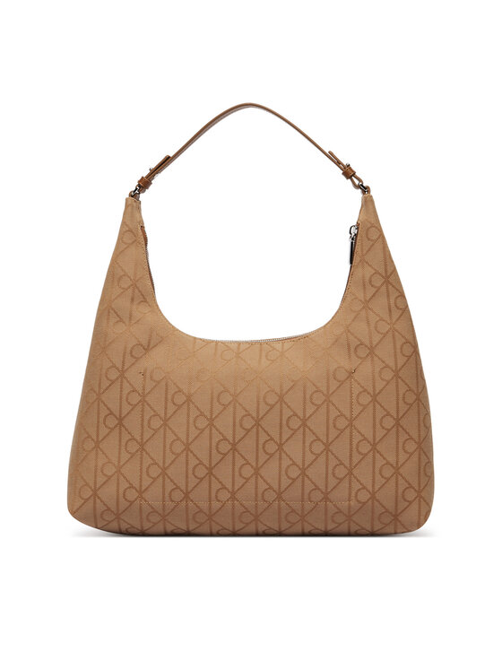 Calvin Klein Calvin Klein Torebka Emblem Jacquard LV04F3635G Brązowy