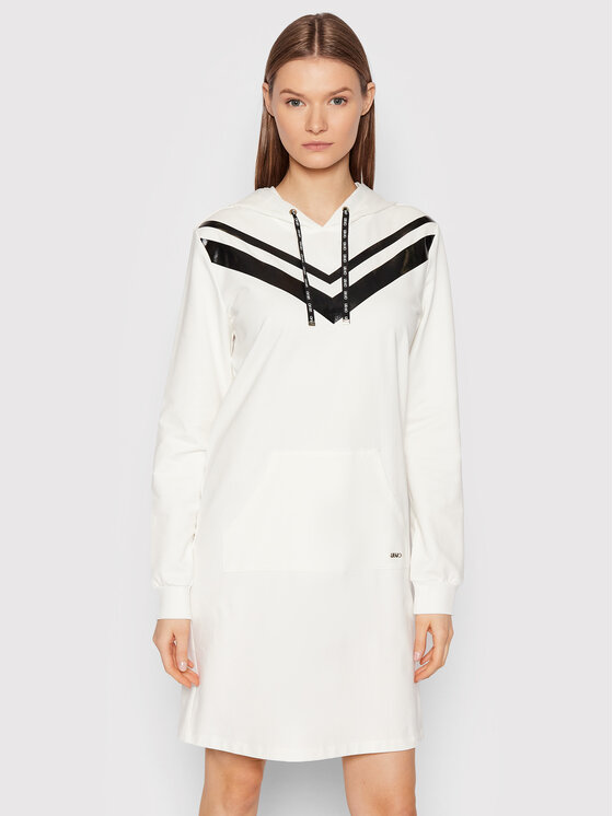 Liu Jo Sport Liu Jo Sport Трикотажна сукня TA2189 F0090 Білий Regular Fit