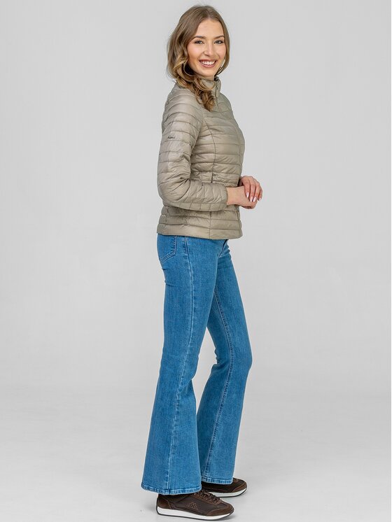 Perso Perso Prechodná bunda BLE260049F Béžová Regular Fit