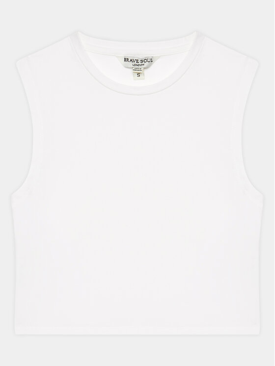 Brave Soul Brave Soul Μπλουζάκι LV-627LILY Λευκό Slim Fit