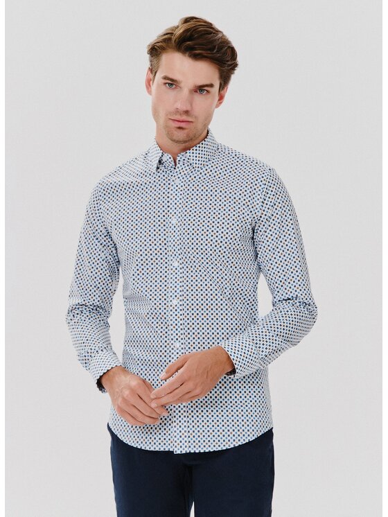 Pako Lorente Pako Lorente Koszula P24WN-1X-002 Niebieski Slim Fit