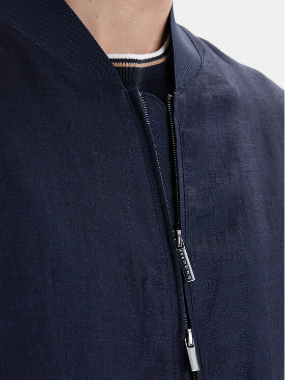 Bugatti Bugatti Kurtka bomber 171300-11045 Granatowy Regular Fit