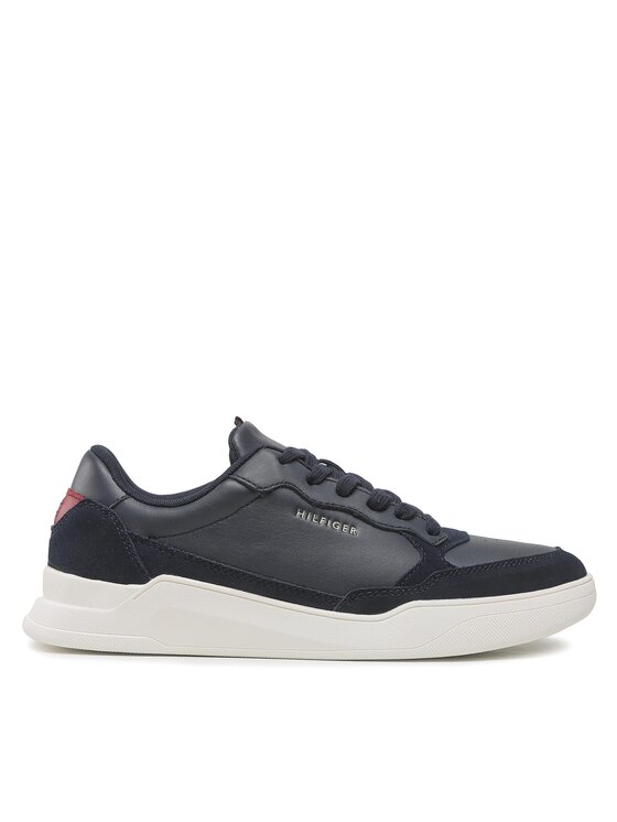 Sneakers Tommy Hilfiger Elevated Cupsole Leather Mix FM0FM04358 Bleumarin