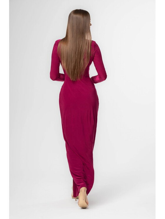 Aurora Aurora Sukienka Brigette fuksja Fioletowy Curvy Fit