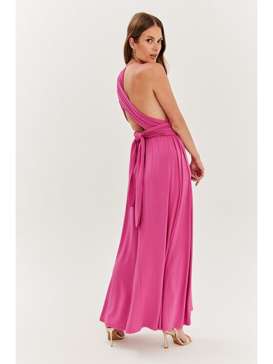 NAOKO NAOKO Sukienka codzienna Infinity Rose Amour Różowy Regular Fit