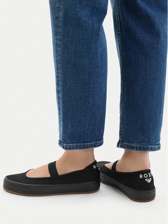 Roxy Roxy Πάνινα παπούτσια CWBEOB-HRY25626-1 Μαύρο