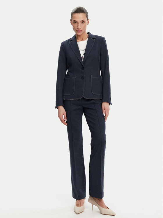 Olsen Olsen Sakko 15001470 Dunkelblau Regular Fit
