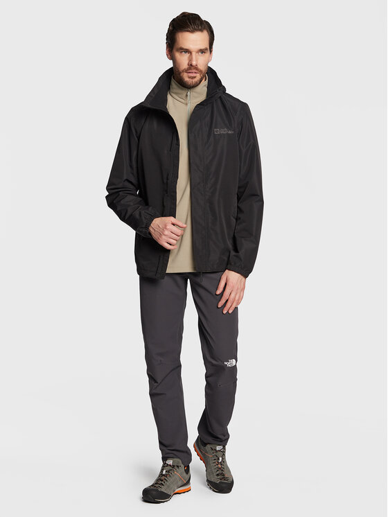 Jack Wolfskin Jack Wolfskin Демісезонна куртка Stormy Point 1111142 Чорний Regular Fit