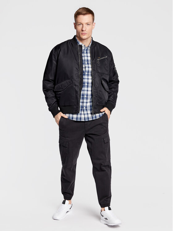 Lee Lee Bomber Bomber L87GOS01 112321553 Nero Regular Fit