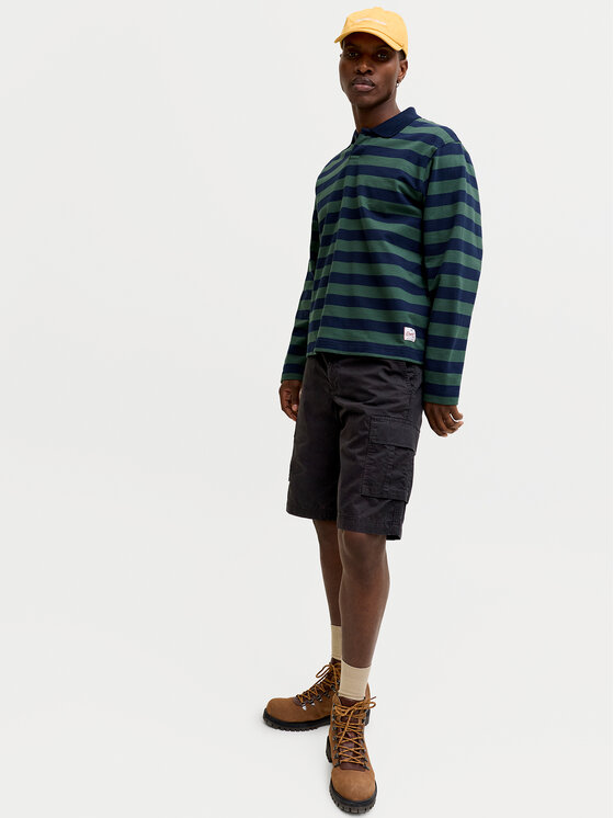 Jack & Jones Jack & Jones Szövet rövidnadrág Stcole 12292263 Fekete Regular Fit